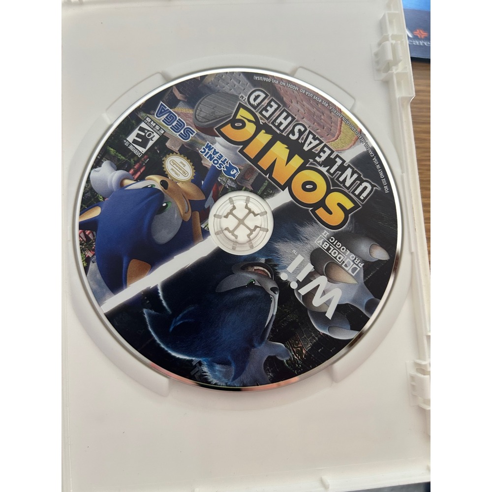 Sonic Unleashed Nintendo Wii Game Sega 2008 Complete CIB With Manual - Picture 4 of 4